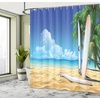 Ambesonne Floral Shower Curtain, Illustration of Poppy Flowers Oil Painting on Canvas Romantic Design Print, Cloth Fabric Bathroom Decor Set with Hooks, 69″ W x 70″ L, Yellow Orange(Royal Blue Sand Brown)