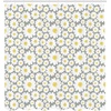 Ambesonne Floral Shower Curtain, Illustration of Poppy Flowers Oil Painting on Canvas Romantic Design Print, Cloth Fabric Bathroom Decor Set with Hooks, 69″ W x 70″ L, Yellow Orange(Grey Yellow)