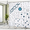 Ambesonne Floral Shower Curtain, Illustration of Poppy Flowers Oil Painting on Canvas Romantic Design Print, Cloth Fabric Bathroom Decor Set with Hooks, 69″ W x 70″ L, Yellow Orange(Petrol Blue)