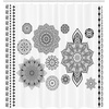 Ambesonne Floral Shower Curtain, Illustration of Poppy Flowers Oil Painting on Canvas Romantic Design Print, Cloth Fabric Bathroom Decor Set with Hooks, 69″ W x 70″ L, Yellow Orange(Grey)