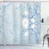 Pale Blue and White