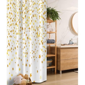 Ambesonne Floral Shower Curtain, Illustration of Poppy Flowers Oil Painting on Canvas Romantic Design Print, Cloth Fabric Bathroom Decor Set with Hooks, 69″ W x 70″ L, Yellow Orange(Coffee Yellow)