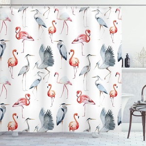 Ambesonne Floral Shower Curtain, Illustration of Poppy Flowers Oil Painting on Canvas Romantic Design Print, Cloth Fabric Bathroom Decor Set with Hooks, 69″ W x 70″ L, Yellow Orange(Vermilion Blue)