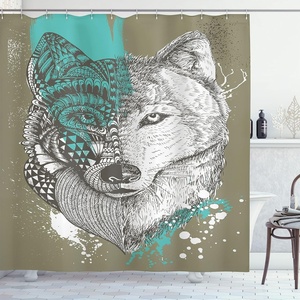 Ambesonne Floral Shower Curtain, Illustration of Poppy Flowers Oil Painting on Canvas Romantic Design Print, Cloth Fabric Bathroom Decor Set with Hooks, 69″ W x 70″ L, Yellow Orange(Jade Green Sage Green)