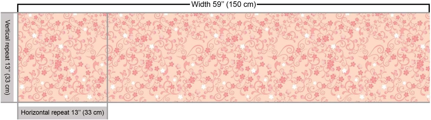 image:imageAmbesonne Pug Fabric by The Yard Dogs Various States Sitting Standing Stretching Cartoon Style Pet Drawing Decorative Fabric for Upholstery and Home Accents 3 Yards TurquoiseWhite Peach