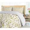 Ambesonne Cartoon Duvet Cover Set, Vintage Floral Carriage Horse and Colorful Flowers Butterfly Print, Decorative 3 Piece Bedding Set with 2 Pillow Shams, Queen Size, Black Pink(Yellow White)