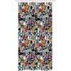 Ambesonne Cartoon Shower Curtain, Graffiti Creatures with Spray Tanks Animals and Writings Vibrant Colored Image, Cloth Fabric Bathroom Decor Set with Hooks, 69″ W x 75″ L, Violet(36″W x 72″L (Pack of 1))