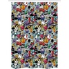 Ambesonne Cartoon Shower Curtain, Graffiti Creatures with Spray Tanks Animals and Writings Vibrant Colored Image, Cloth Fabric Bathroom Decor Set with Hooks, 69″ W x 75″ L, Violet(54″ W x 78″ L)
