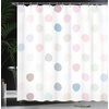 Ambesonne Coastal Shower Curtain, Romantic Wooden Bungalow on The Water Deckchairs Maldives Beach Summer Relax, Cloth Fabric Bathroom Decor Set with Hooks, 69″ W x 84″ L, Brown Blue(Pink Ivory)
