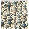 Ambesonne Floral Shower Curtain, Romantic and Gentle Pastoral Tale of Tiny Nature Blooms Mellow Garden, Cloth Fabric Bathroom Decor Set with Hooks, 69″ W x 75″ L, Off White Blush and Green(Beige Slate Blue and Tan)