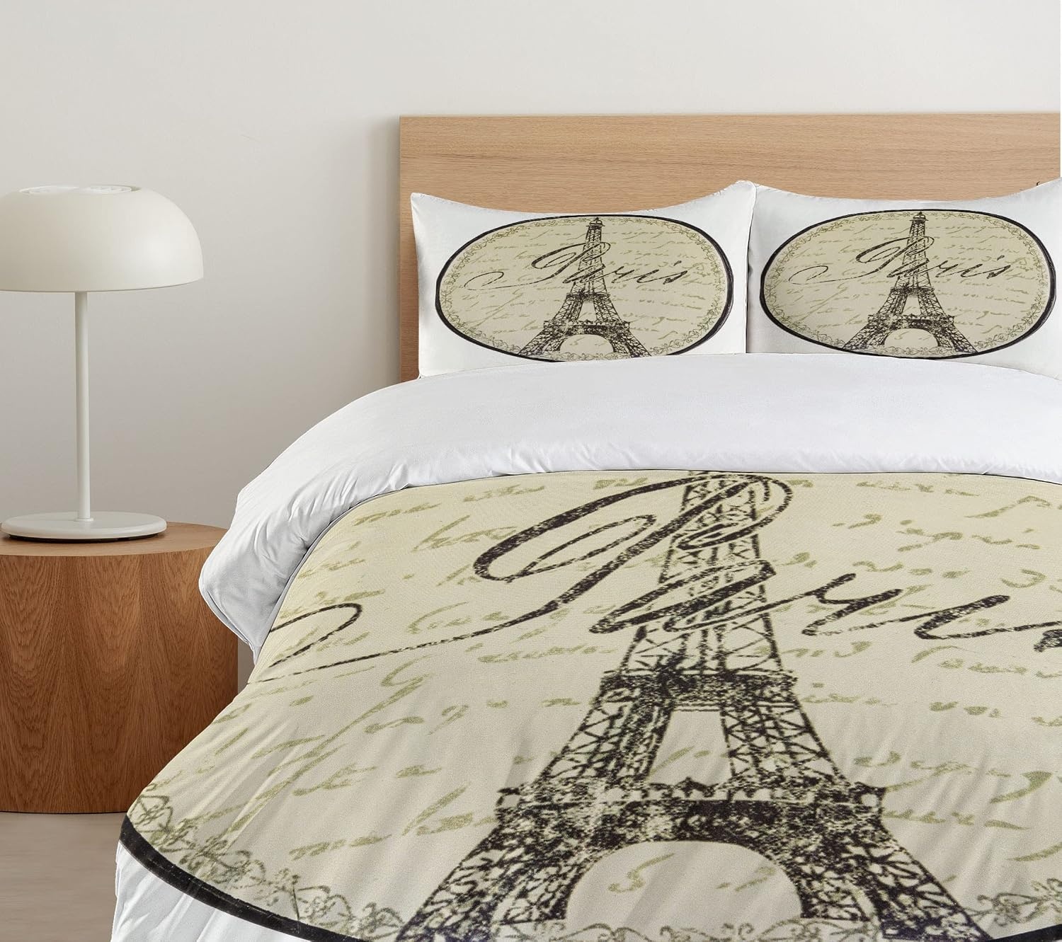 image:imageAmbesonne Lighthouse Duvet Cover Set Cap de Favaritx Sunset Lighthouse Cape in Mahon at Balearic Islands Spain Coast Decorative 3 Piece Bedding Set with 2 Pillow Shams Queen Size Blue BrownKhaki Black White