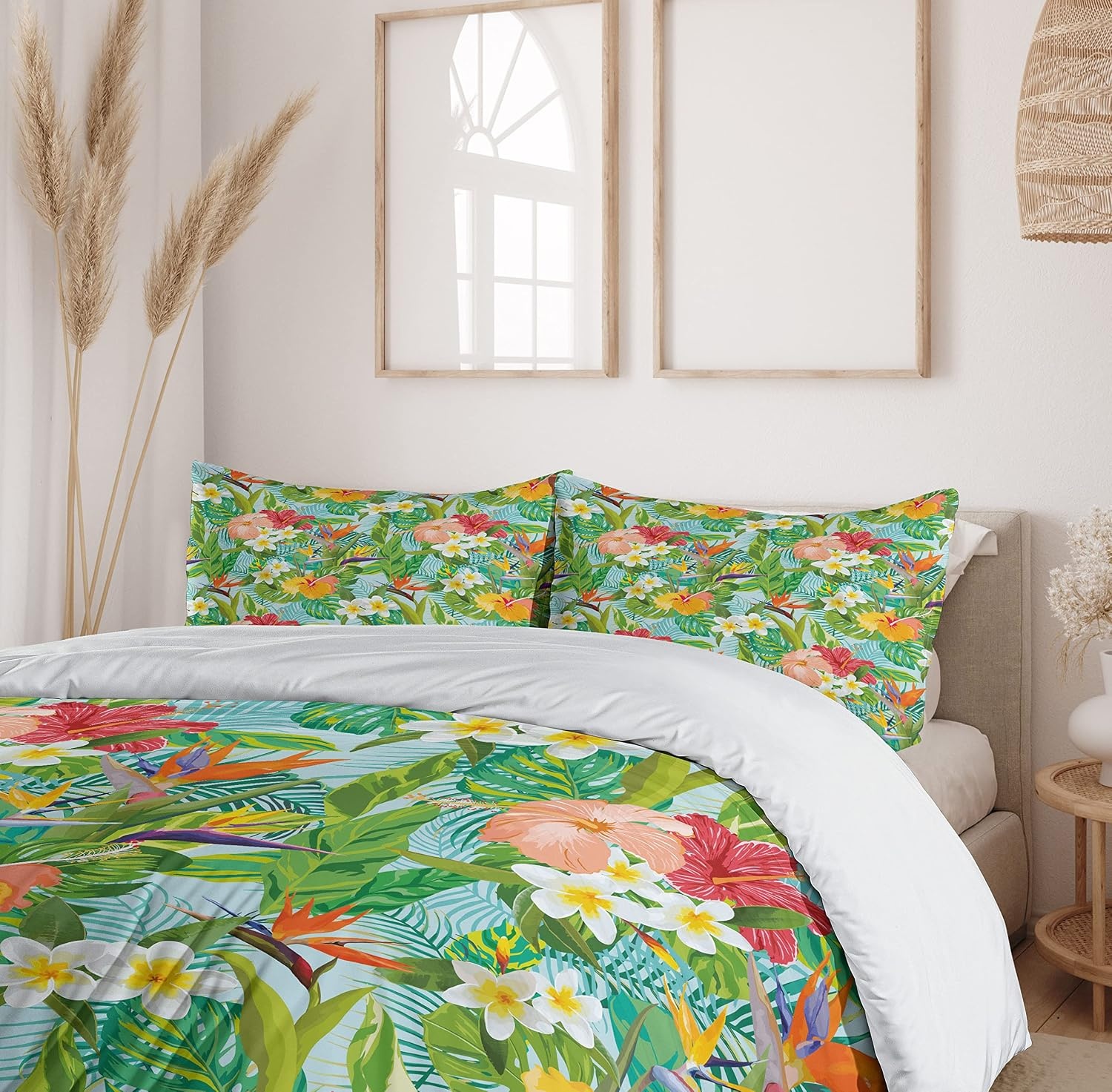image:imageAmbesonne Lighthouse Duvet Cover Set Cap de Favaritx Sunset Lighthouse Cape in Mahon at Balearic Islands Spain Coast Decorative 3 Piece Bedding Set with 2 Pillow Shams Queen Size Blue BrownSeafoam