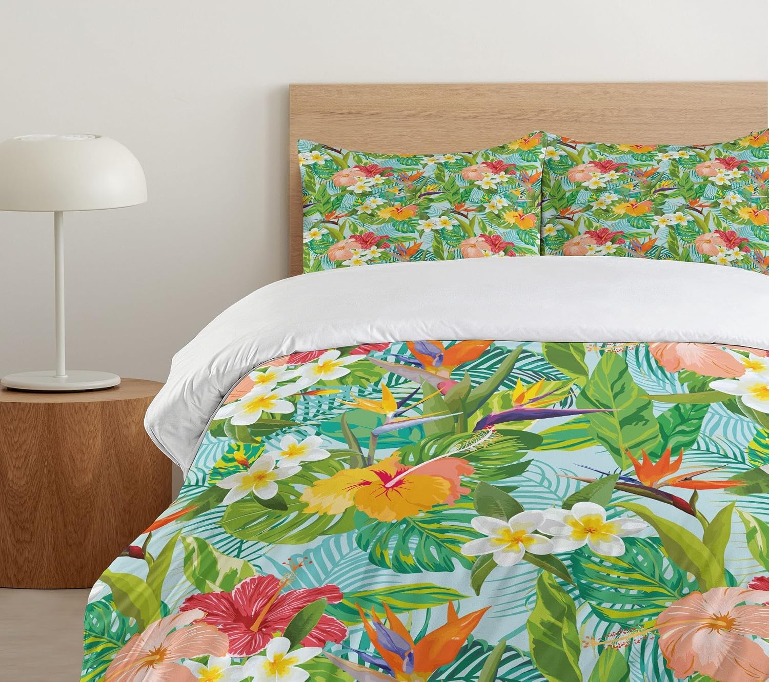 image:imageAmbesonne Lighthouse Duvet Cover Set Cap de Favaritx Sunset Lighthouse Cape in Mahon at Balearic Islands Spain Coast Decorative 3 Piece Bedding Set with 2 Pillow Shams Queen Size Blue BrownSeafoam