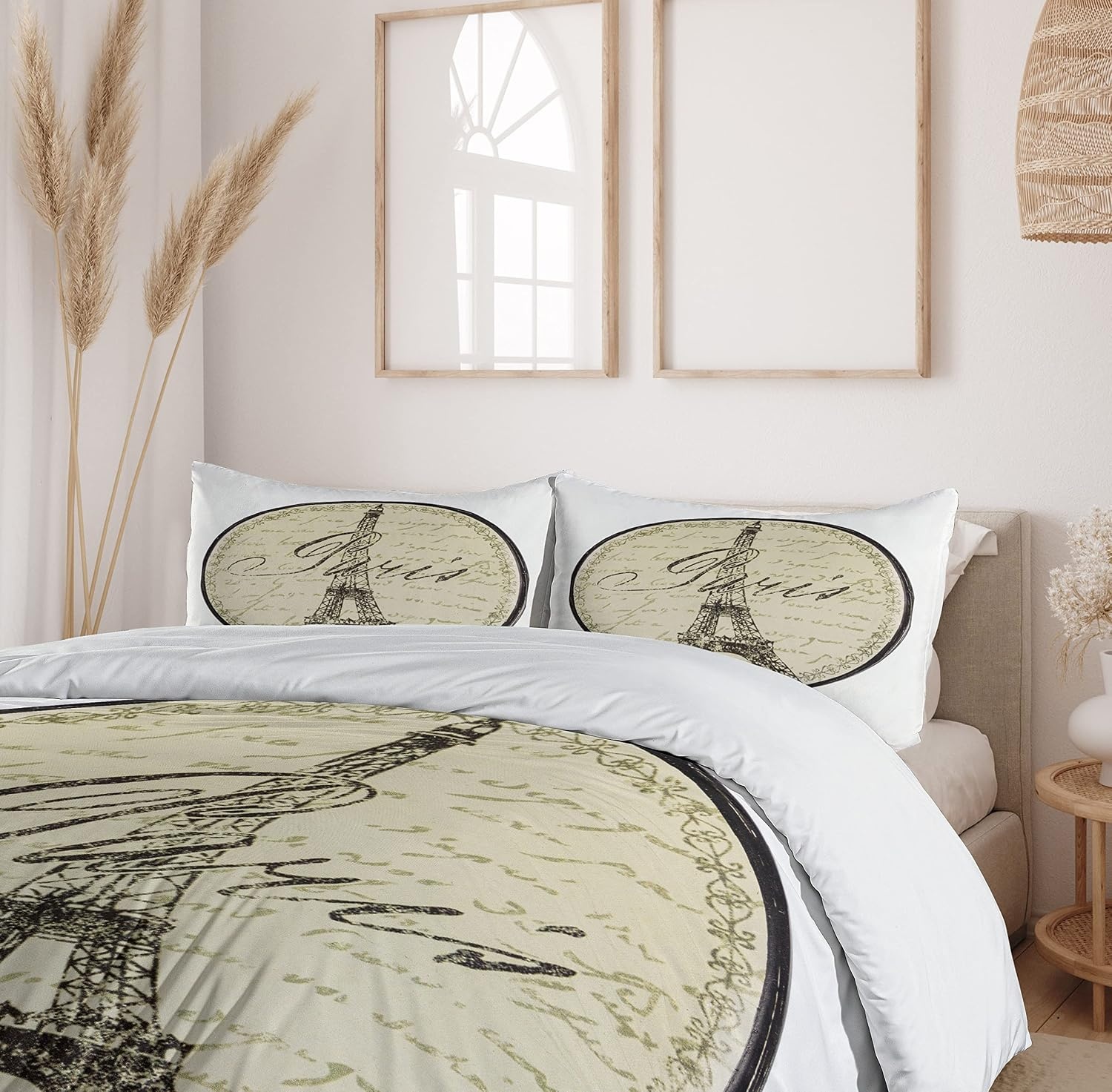 image:imageAmbesonne Lighthouse Duvet Cover Set Cap de Favaritx Sunset Lighthouse Cape in Mahon at Balearic Islands Spain Coast Decorative 3 Piece Bedding Set with 2 Pillow Shams Queen Size Blue BrownKhaki Black White