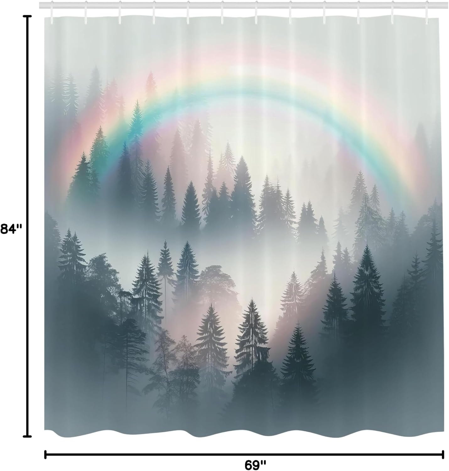image:imageAmbesonne Striped Shower Curtain Abstract Modern Oil Paint of Vertical Brushstroke Dark Autumn Tones Print Cloth Fabric Bathroom Decor Set with Hooks 69 W x 75 L Maroon Camel GreyMulticolor Dark Teal