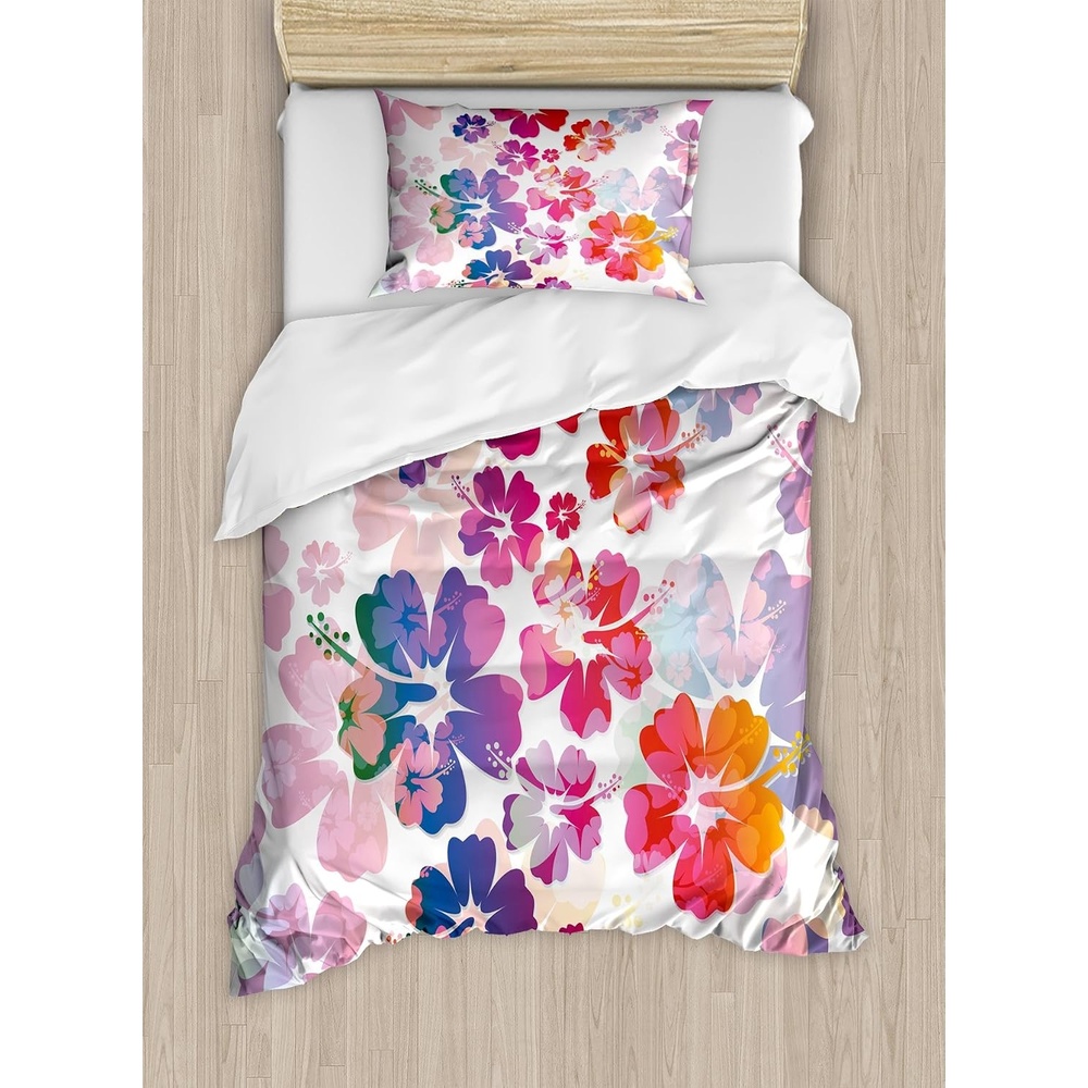 image:imageAmbesonne Lighthouse Duvet Cover Set Cap de Favaritx Sunset Lighthouse Cape in Mahon at Balearic Islands Spain Coast Decorative 3 Piece Bedding Set with 2 Pillow Shams Queen Size Blue BrownPink Orange
