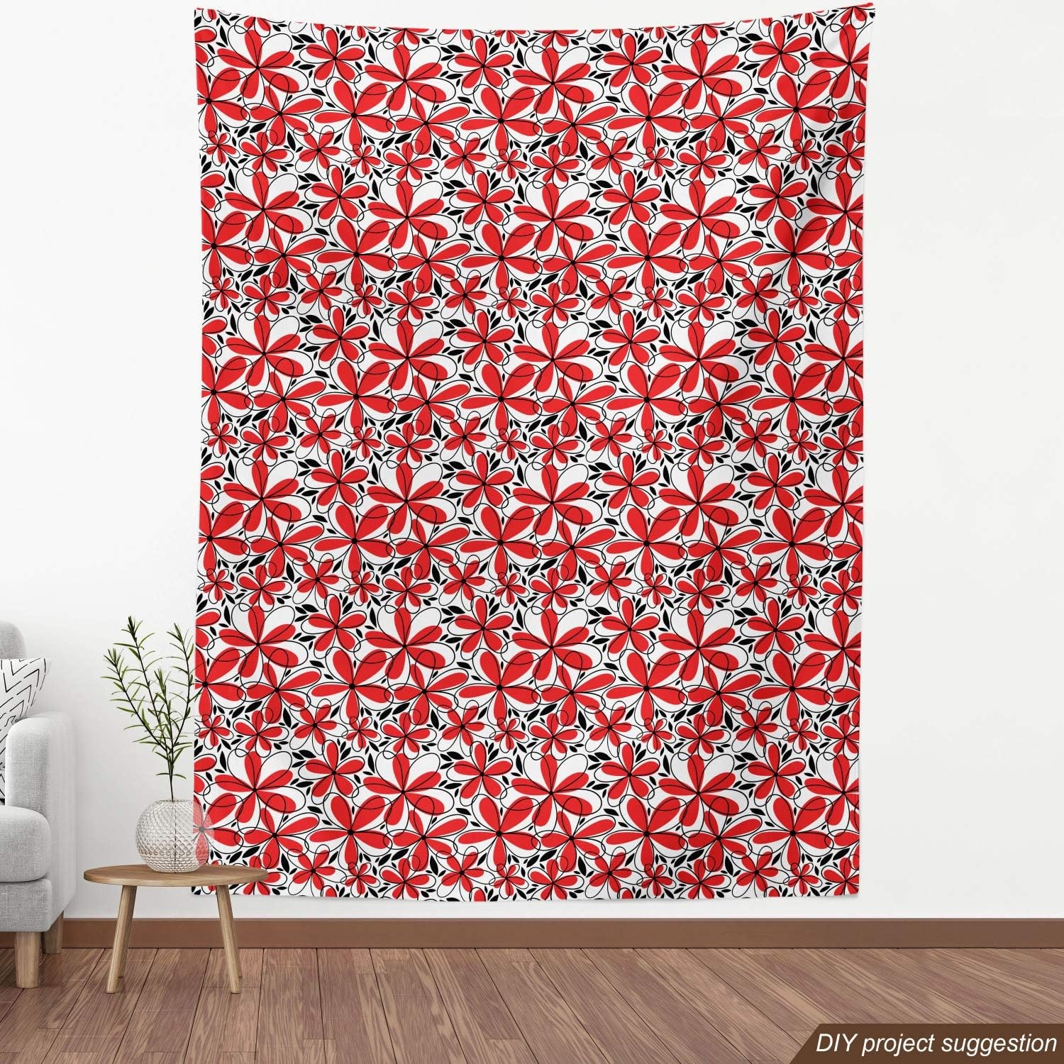 image:imageAmbesonne Plane Fabric by The Yard Cartoon Style Sky with Airplanes and Clouds Swirls Scrapbook Design Pattern Decorative Fabric for Upholstery and Home Accents 2 Yards White BlueScarlet White
