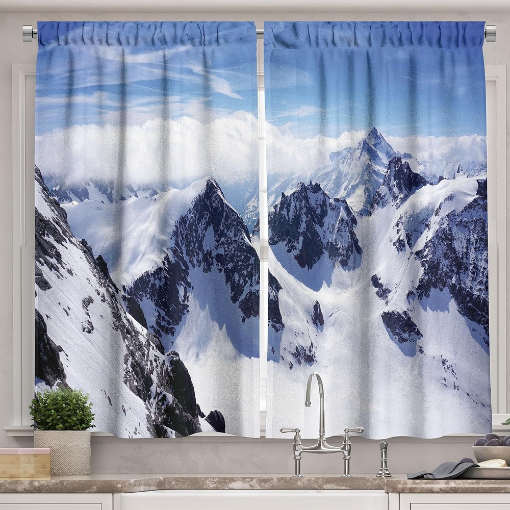 image:imageAmbesonne Nursery Kitchen Curtains Yellow Color Construction Site Machinery and Signs Cartoon Illustration Window Drapes 2 Panel Set for Kitchen Cafe Decor 55 x 39 Earth Yellow Black RedWhite Blue