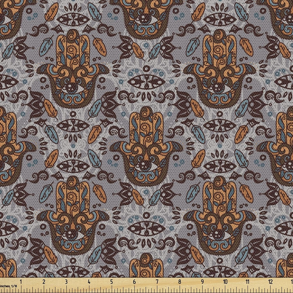 image:imageAmbesonne Plane Fabric by The Yard Cartoon Style Sky with Airplanes and Clouds Swirls Scrapbook Design Pattern Decorative Fabric for Upholstery and Home Accents 2 Yards White BlueOrange Blue