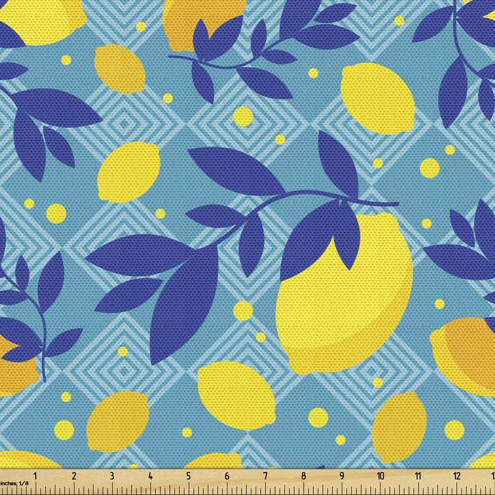image:imageAmbesonne Plane Fabric by The Yard Cartoon Style Sky with Airplanes and Clouds Swirls Scrapbook Design Pattern Decorative Fabric for Upholstery and Home Accents 2 Yards White BlueBlue Yellow