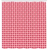 Ambesonne Abstract Shower Curtain, Heart Forms Over Striped Backdrop Girls Love Valentines Image, Cloth Fabric Bathroom Decor Set with Hooks, 69″ W x 70″ L, Dark Coral Pale Pink(69″ W x 70″ L)