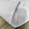 Ambesonne Marble Place Mats Set of 4, Stained Marbled Background Image Abstract Textures Monochromatic Design Print, Washable Fabric Placemats for Dining Room Kitchen Table Decor, White Pale Grey