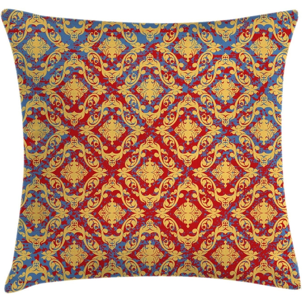 image:imageAmbesonne Modern Throw Pillow Cushion Cover Patchwork Style Bunch of Mixed with Squares Stripes Bands Artwork Decorative Square Accent Pillow Case 16 X 16 Charcoal GreyMulti 3