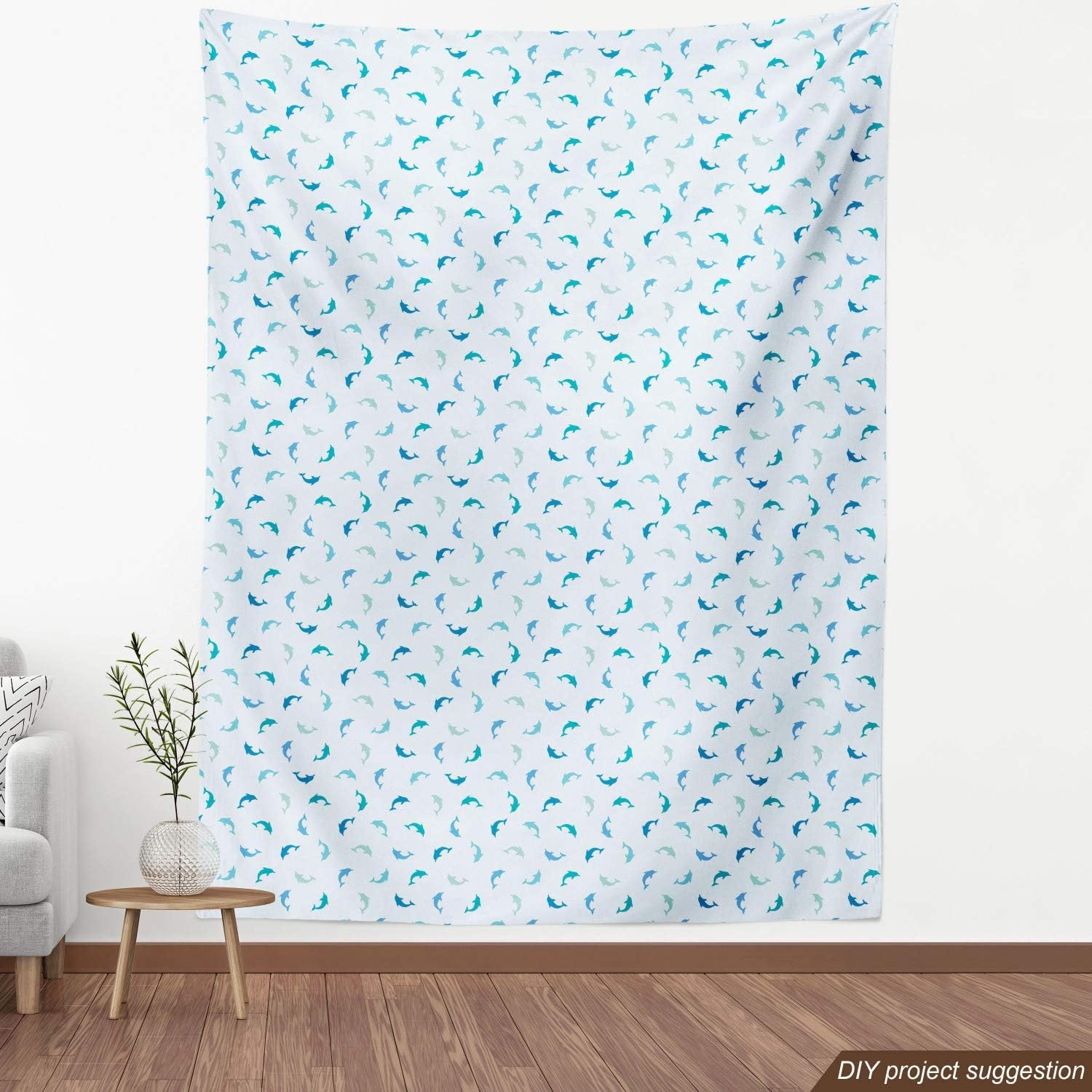 image:imageAmbesonne Cartoon Fabric by The Yard Images of Pink Pigs Wearing Clothes and Balloons Hearts Along Yellow Stars Decorative Fabric for Upholstery and Home Accents 1 Yard Pink BlueTurquoise Navy