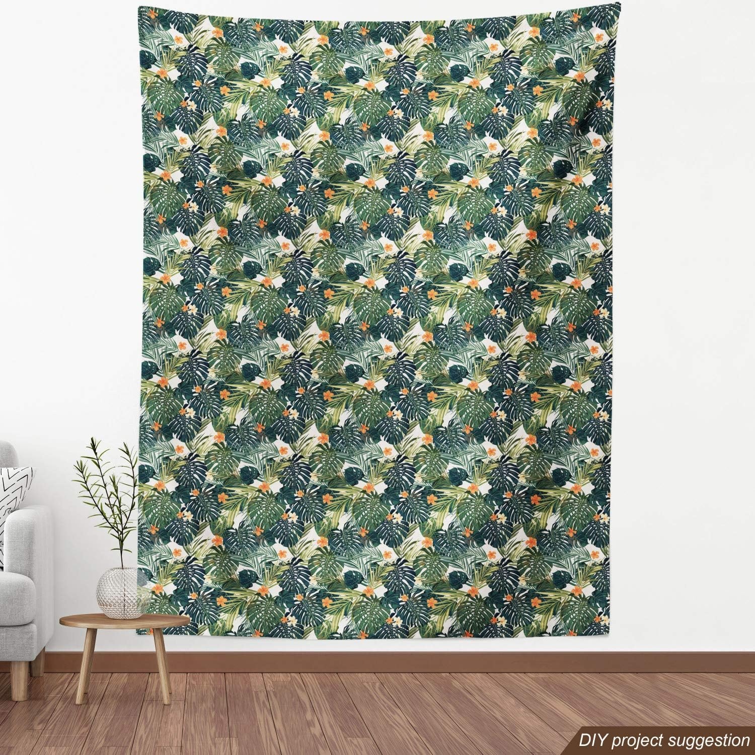 image:imageAmbesonne Cartoon Fabric by The Yard Images of Pink Pigs Wearing Clothes and Balloons Hearts Along Yellow Stars Decorative Fabric for Upholstery and Home Accents 1 Yard Pink BlueWhite Green