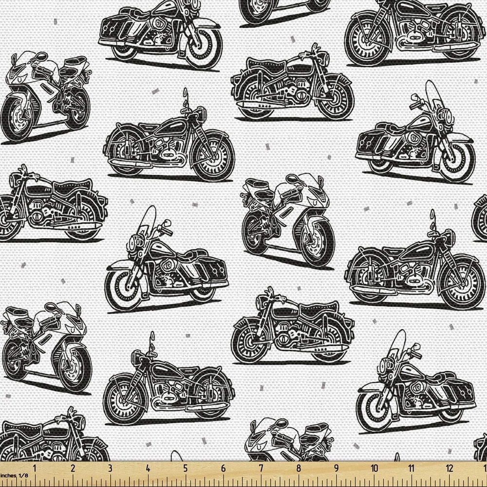 image:imageAmbesonne Cartoon Fabric by The Yard Images of Pink Pigs Wearing Clothes and Balloons Hearts Along Yellow Stars Decorative Fabric for Upholstery and Home Accents 1 Yard Pink BlueBlack Ecru