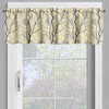 Ambesonne Botanical Valance & Tier Curtain 3 pcs Set, Lone Autumn Tree Theme Leafless Branches on Shadowy Beige Background, Window Treatments for Kitchen Room Decor, 55″ x 24″, Beige and Charcoal Grey