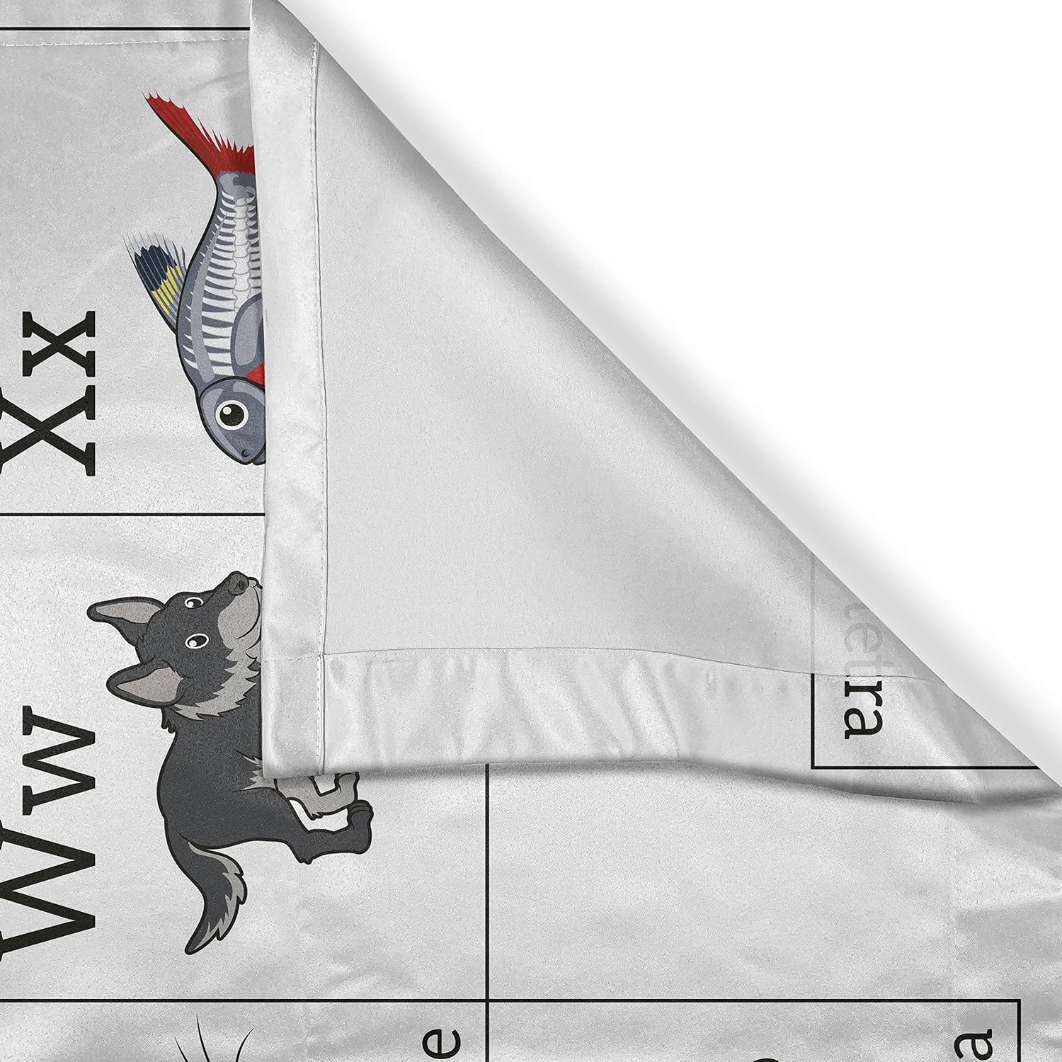 image:imageAmbesonne Dog Lover Valance amp Tier Curtain 3 pcs Set Hand Drawn Paw Print Doodles Circular Pattern Drawing Style Animal Window Treatments for Kitchen Room Decor 55 x 24 Charcoal BeigeMulti Color