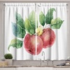 Dark Coral White Green