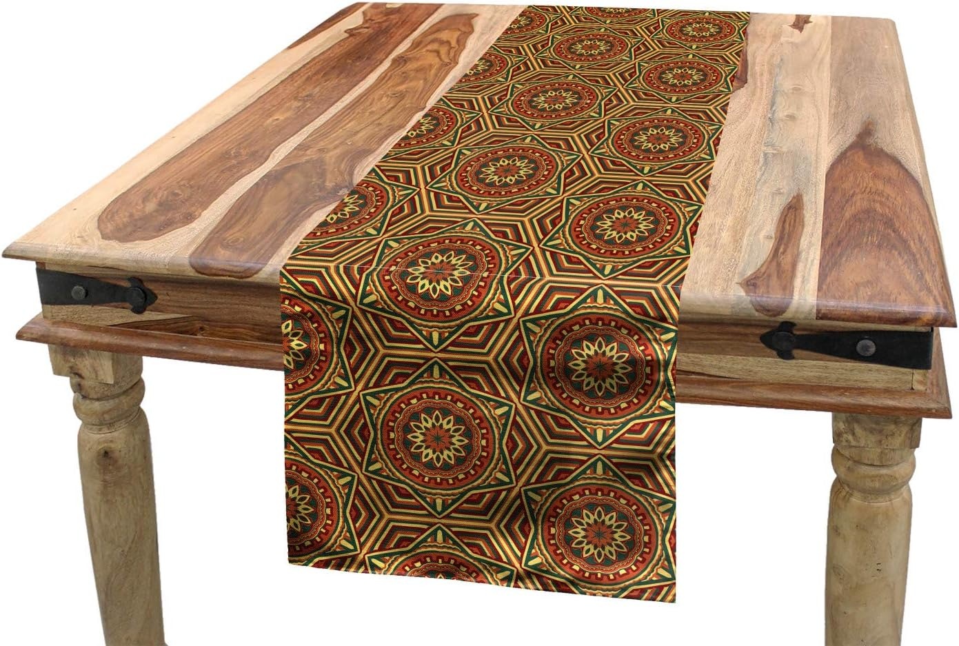 image:imageAmbesonne Butterfly Table Runner Various Flying Butterflies Colors Hippie Style Print Design Dining Room Kitchen Rectangular Runner 16 X 72 Purple PinkBurnt Orange Hunter Green