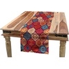 Ambesonne Butterfly Table Runner, Various Flying Butterflies Colors Hippie Style Print Design, Dining Room Kitchen Rectangular Runner, 16″ X 72″, Purple Pink(Ruby Orange)