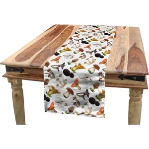Ambesonne Butterfly Table Runner, Various Flying Butterflies Colors Hippie Style Print Design, Dining Room Kitchen Rectangular Runner, 16″ X 72″, Purple Pink(Seafoam White)