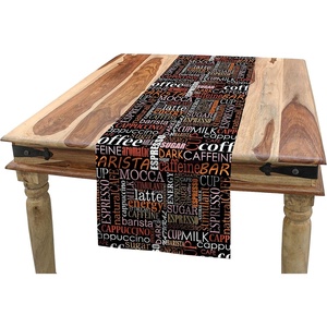 Ambesonne Butterfly Table Runner, Various Flying Butterflies Colors Hippie Style Print Design, Dining Room Kitchen Rectangular Runner, 16″ X 72″, Purple Pink(Black Orange)
